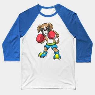 Dog as Boxer with Boxing gloves Baseball T-Shirt